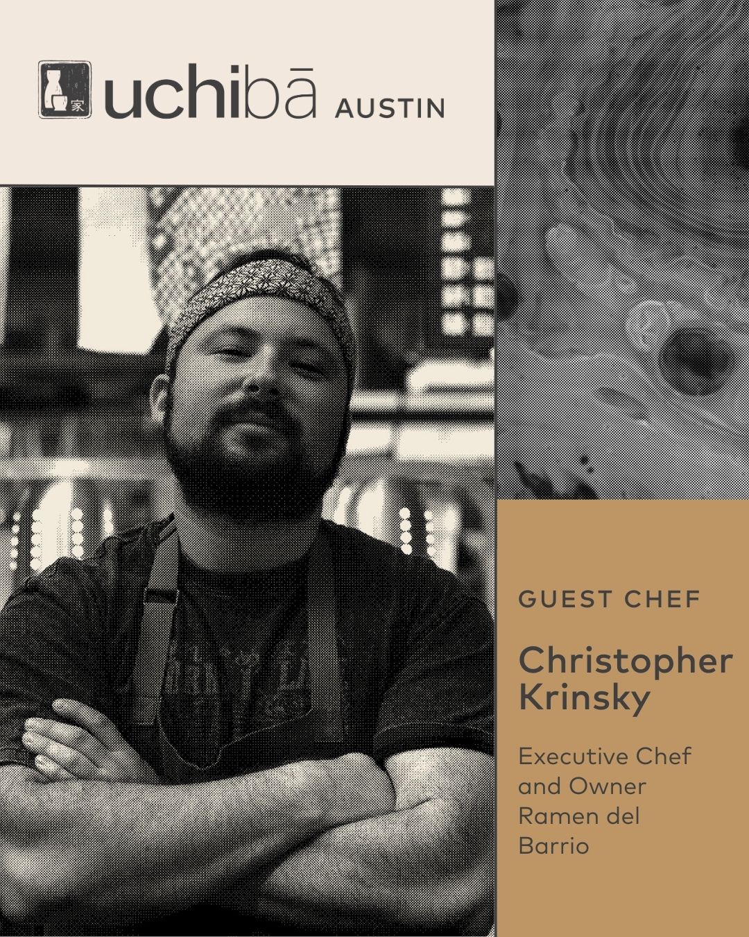 chef christopher krinsky of ramen del barrio for uncommon ramen