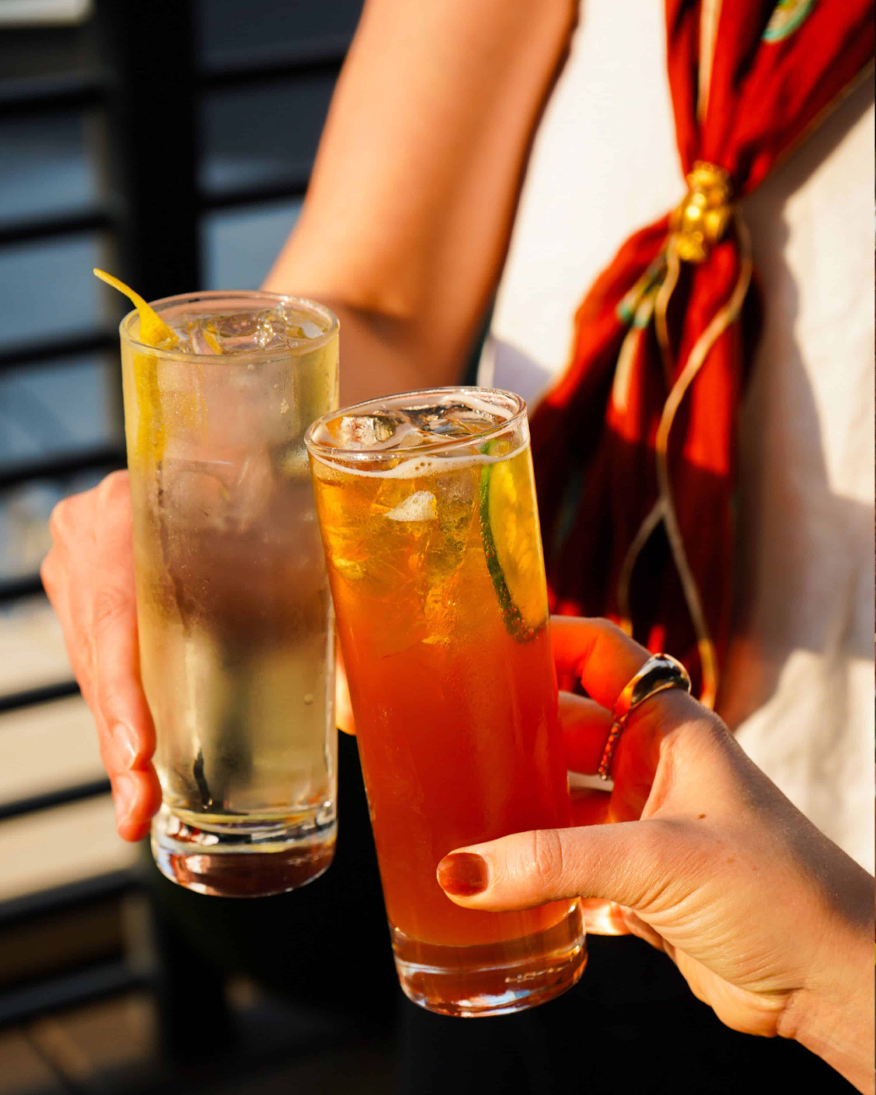 people drinking cocktails at uchiba